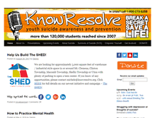 Tablet Screenshot of knowresolve.org